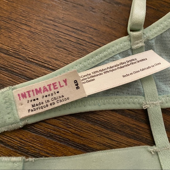 Free People Blue Double Wing Mesh Bra - Picture 7 of 7